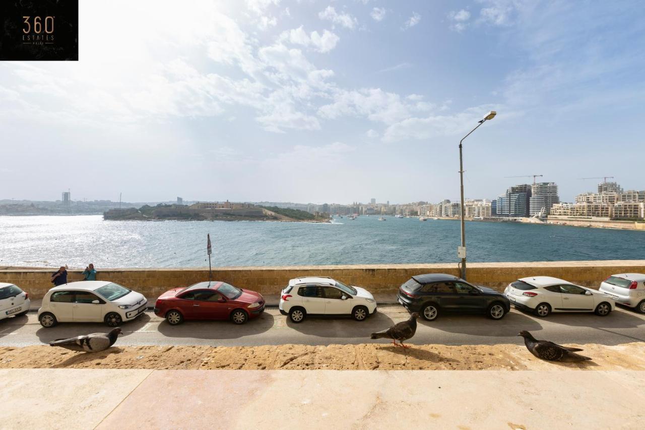 Seafront - Top Location, Top Floor With Wifi & Ac By 360 Estates Valeta Exterior foto